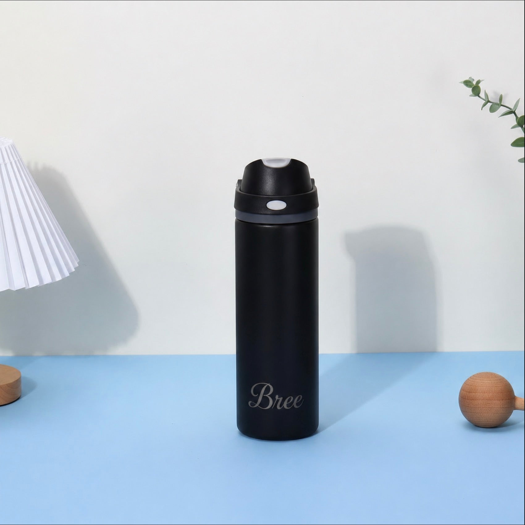 Personalised Travel Tumbler 500ml with Straw Cap