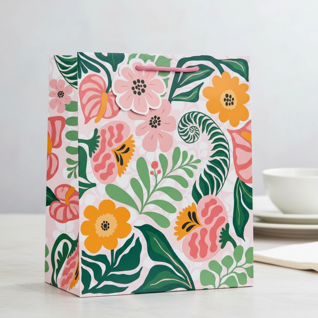 Modern Flora Gift Bag