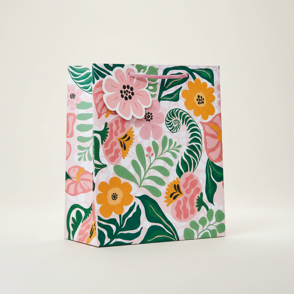 Modern Flora Gift Bag