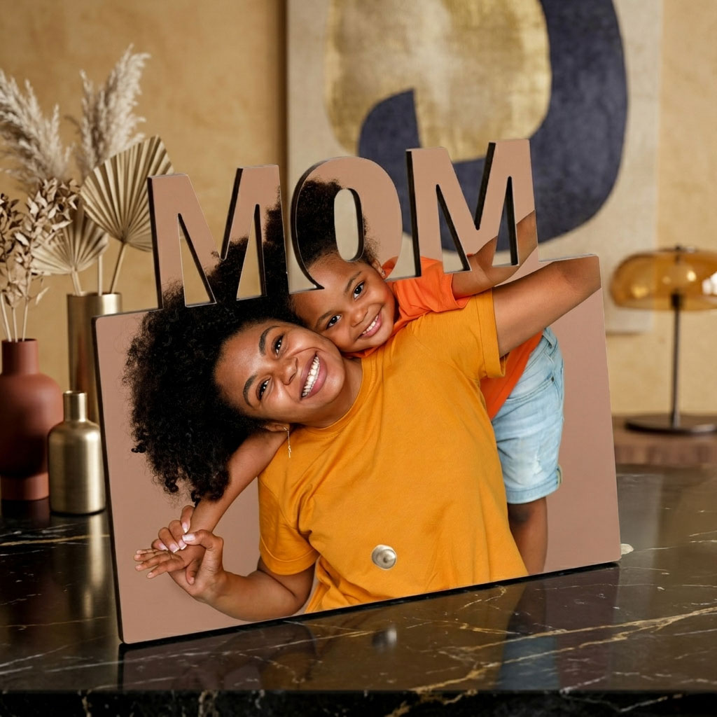 Personalised MOM Photo Frame – Gift for Mum – Purpink Gifts Ltd