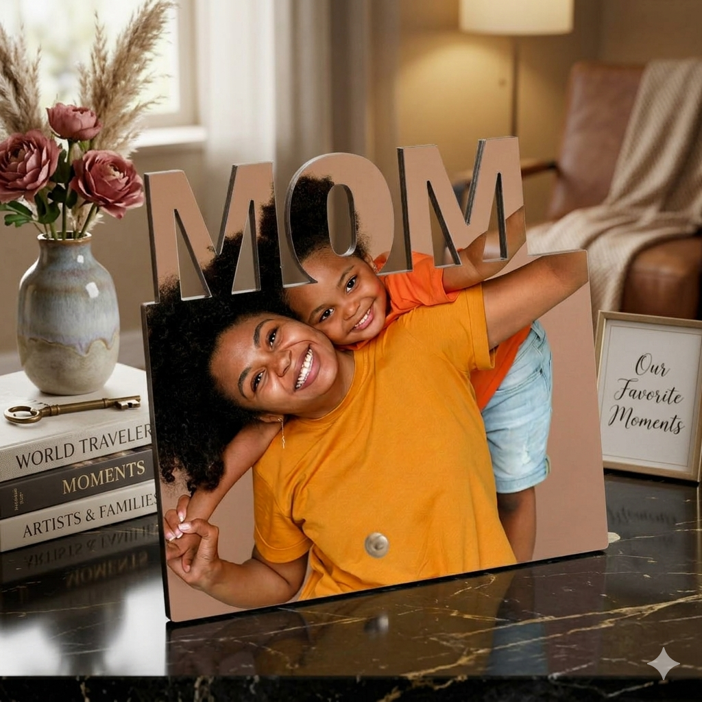 Personalised MOM Photo Frame