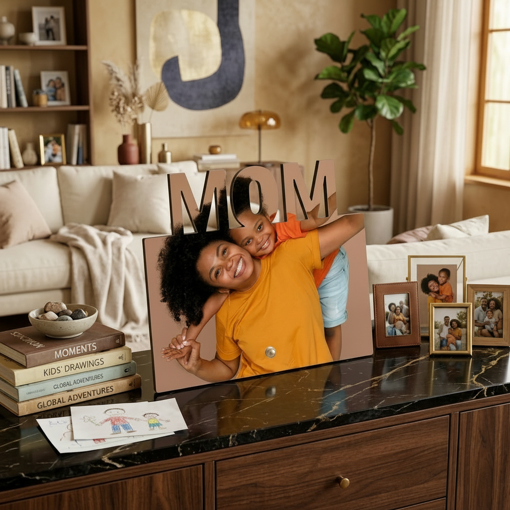 Personalised MOM Photo Frame