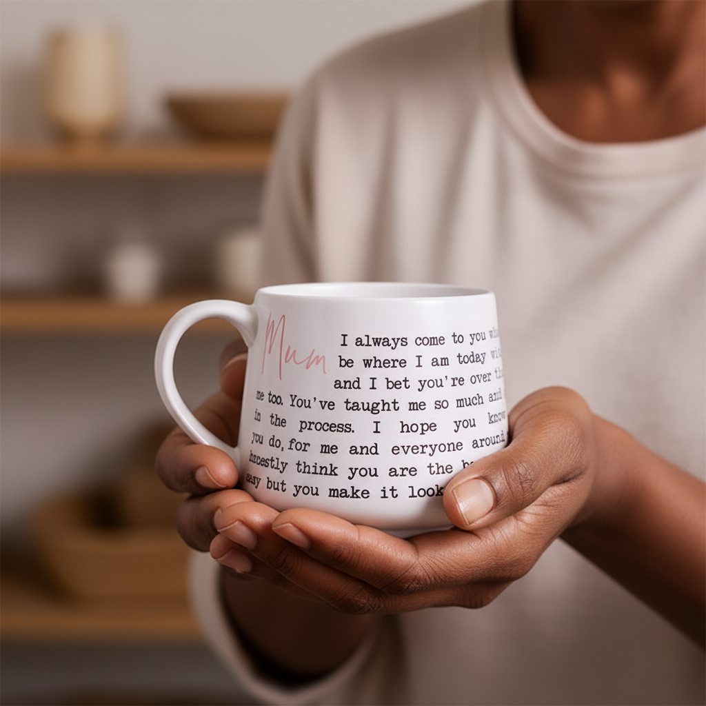Moments Stoneware Mug - Mum