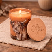 Meg Hawkins 250g Candle Highland Cow - Apple Orchard