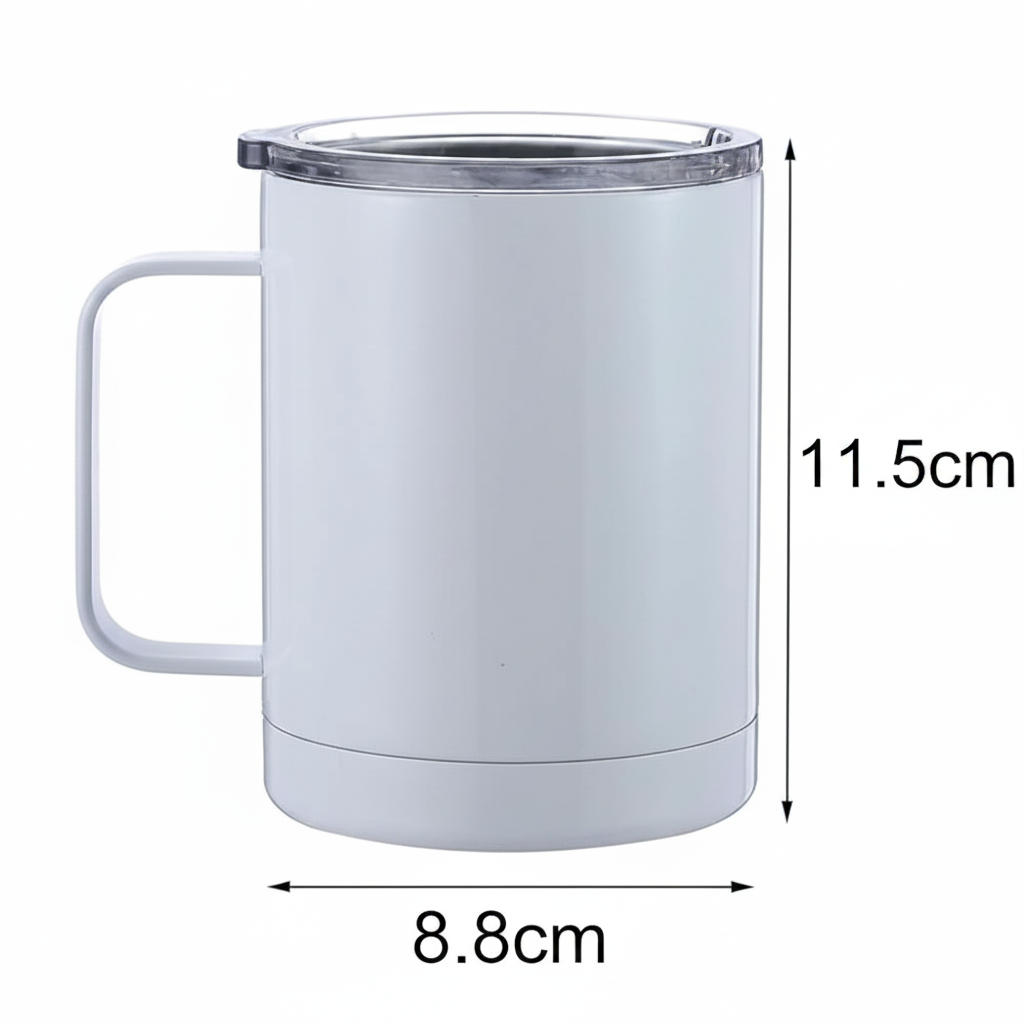 Positive Thoughts 400 ml Stainless Steel Travel Mug – Vacuum Insulated with Lid