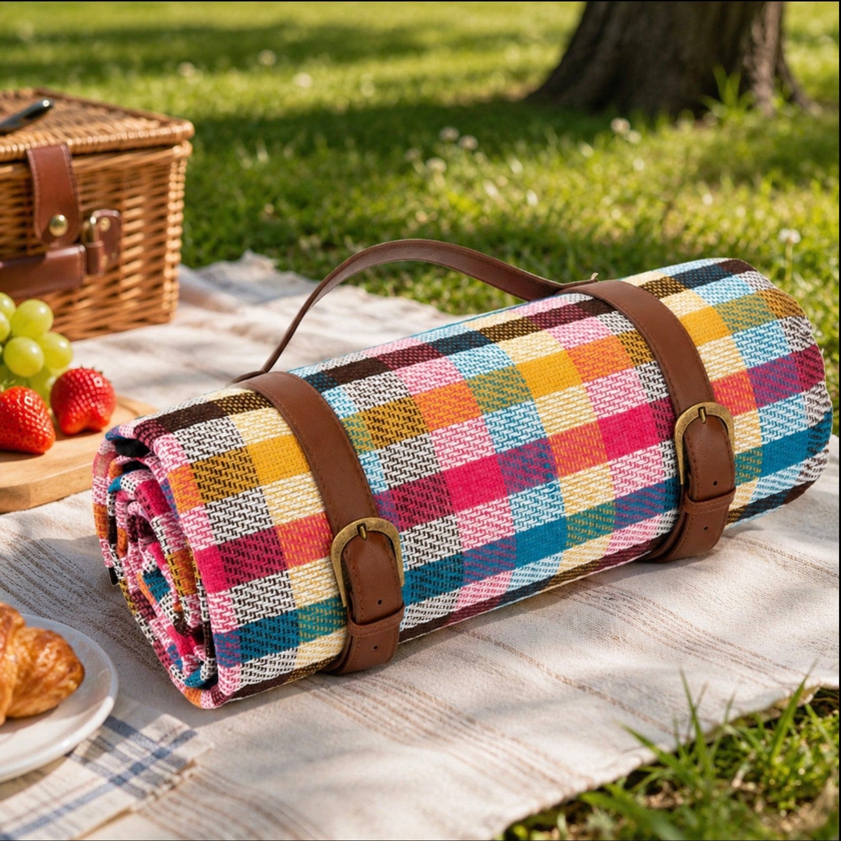 Foldable Waterproof Picnic Blanket Mat – 150 × 200cm