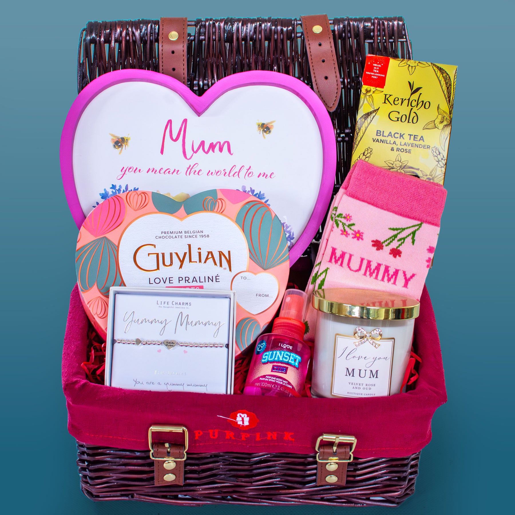 The Mum-umental Gift Hamper – Mum Love Plaque, Candle & Chocolate Gift Set
