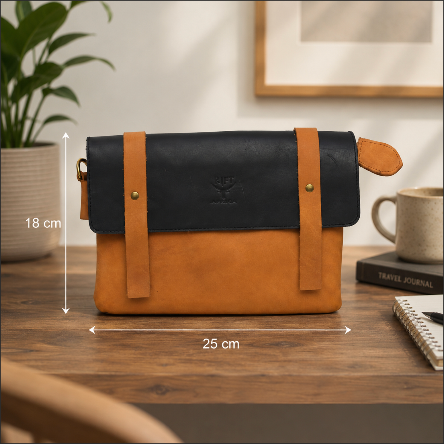 Ndanu Handcrafted Genuine Leather Crossbody Bag