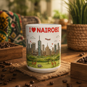I Love Nairobi Mug – 15 oz White Coated Mug
