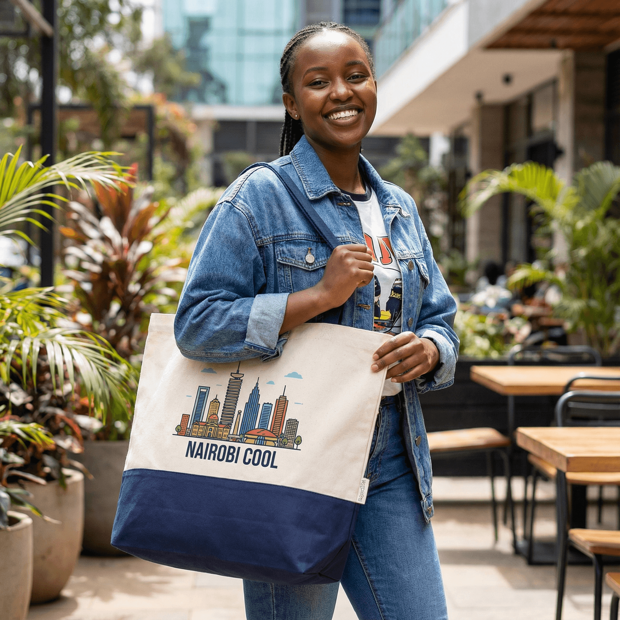 Personalised Cotton Beach Tote Bag