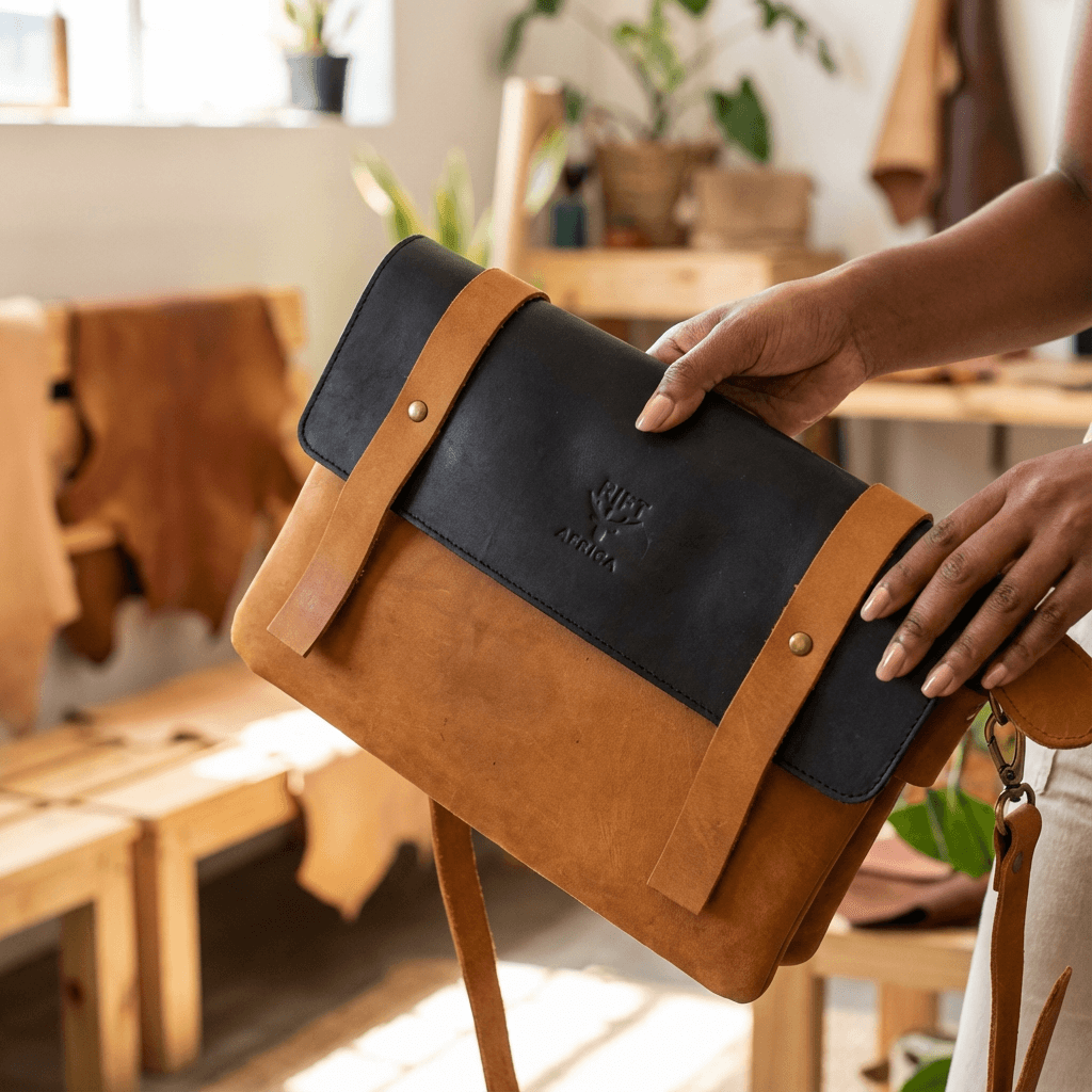 Ndanu Handcrafted Genuine Leather Crossbody Bag