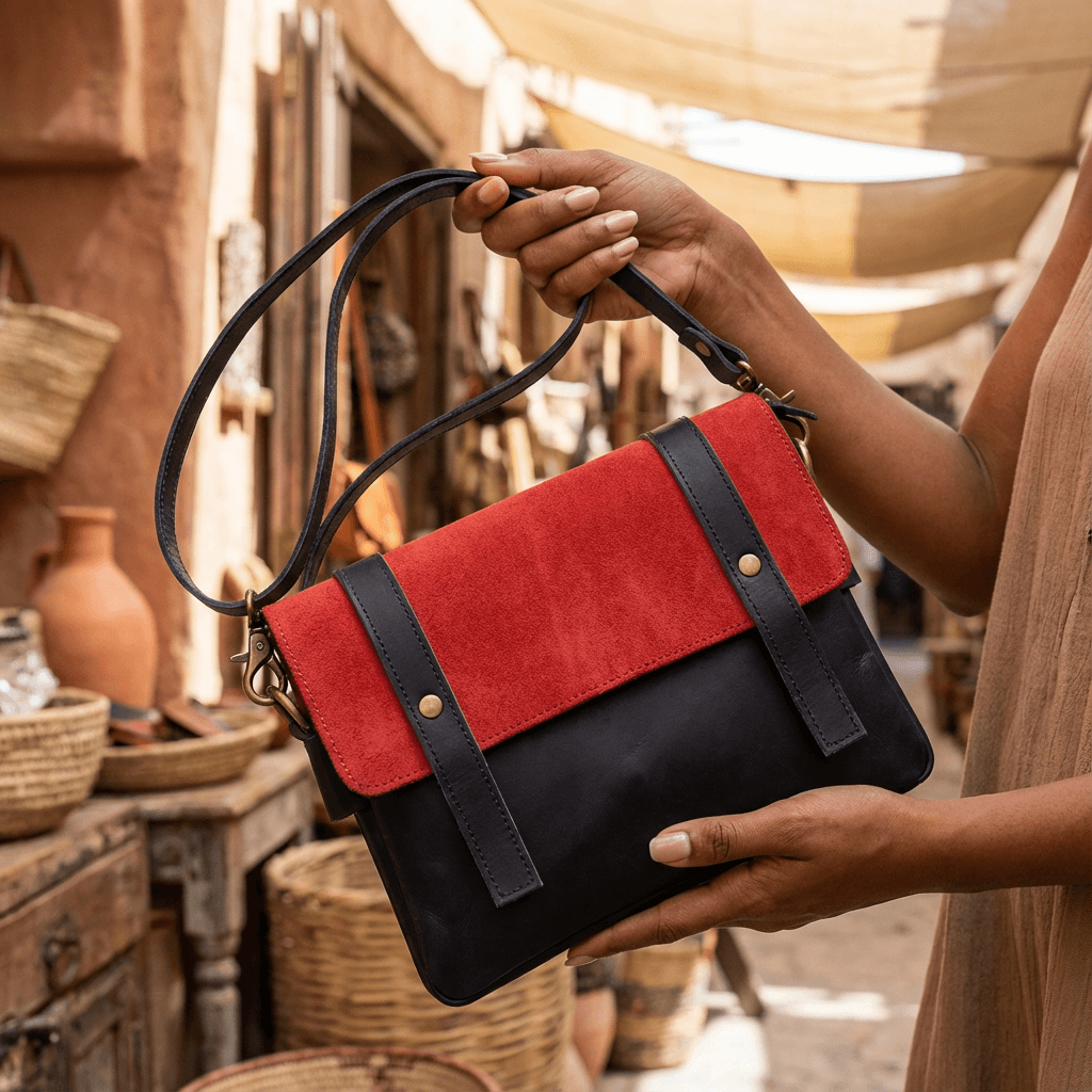 Ndanu Handcrafted Genuine Leather Crossbody Bag