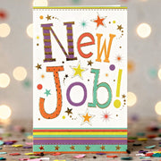 Congratulations on the New Job – Colourful Celebration Card