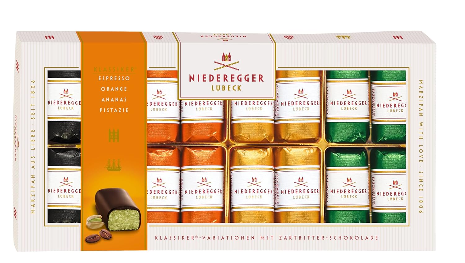 Niederegger Classic Marzipan Assortment 200g