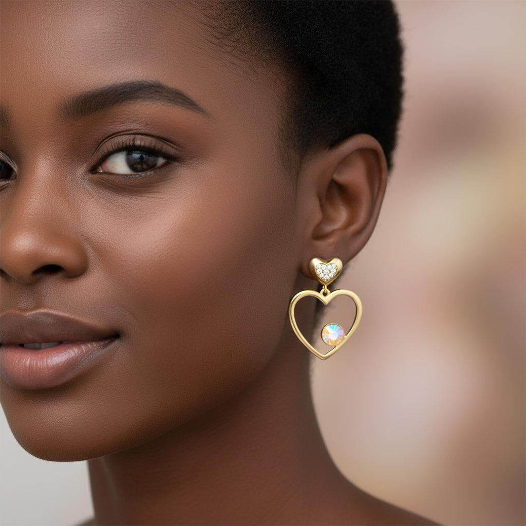 Juliette Love Heart Earrings