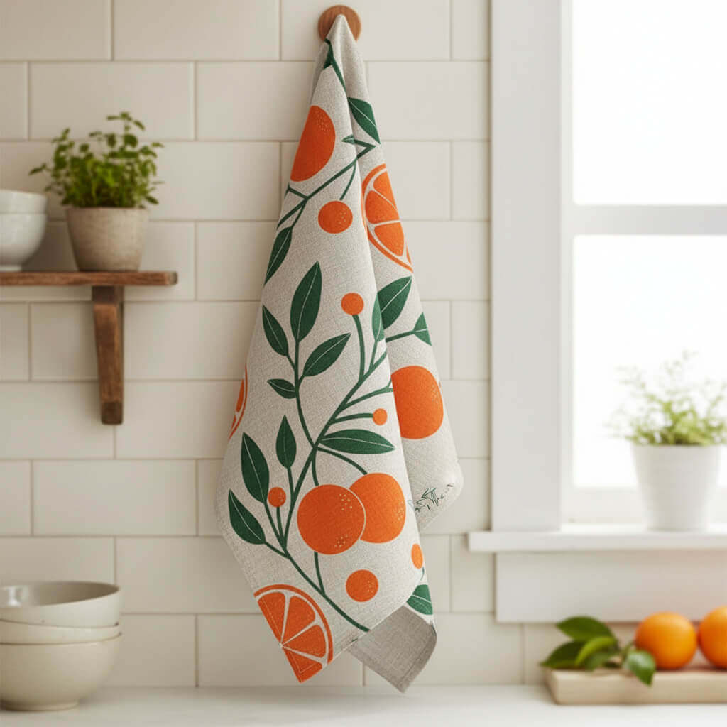 Art Carte Illustrated Tea Towel | Purpink – Purpink Gifts Ltd