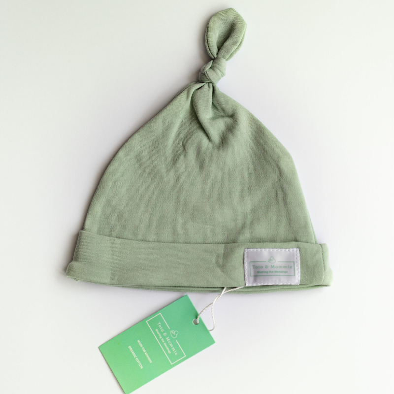 Organic Cotton Plain Baby Hat