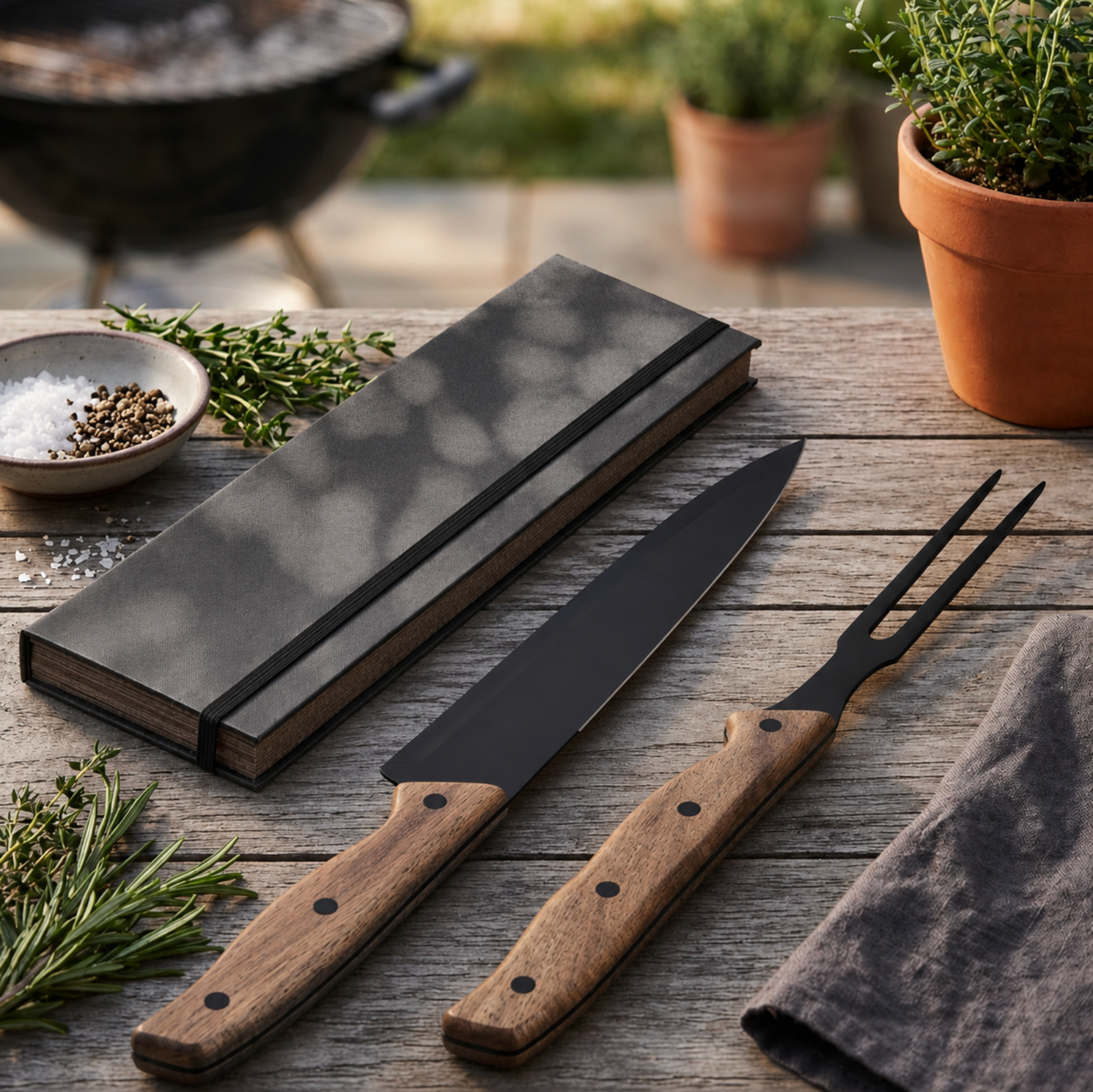 Andy Cartwright Ermelo Carving Set – Premium Carving Knife & Fork Gift Set