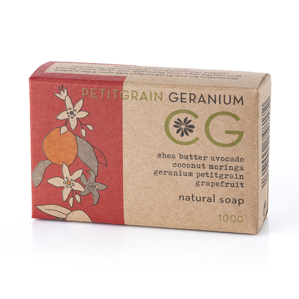 Petitgrain & Geranium Bath Soap – 100g
