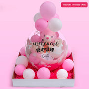 Personalised Stuffed Balloon - Baby Girl
