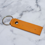 Personalised Genuine Leather Keychain
