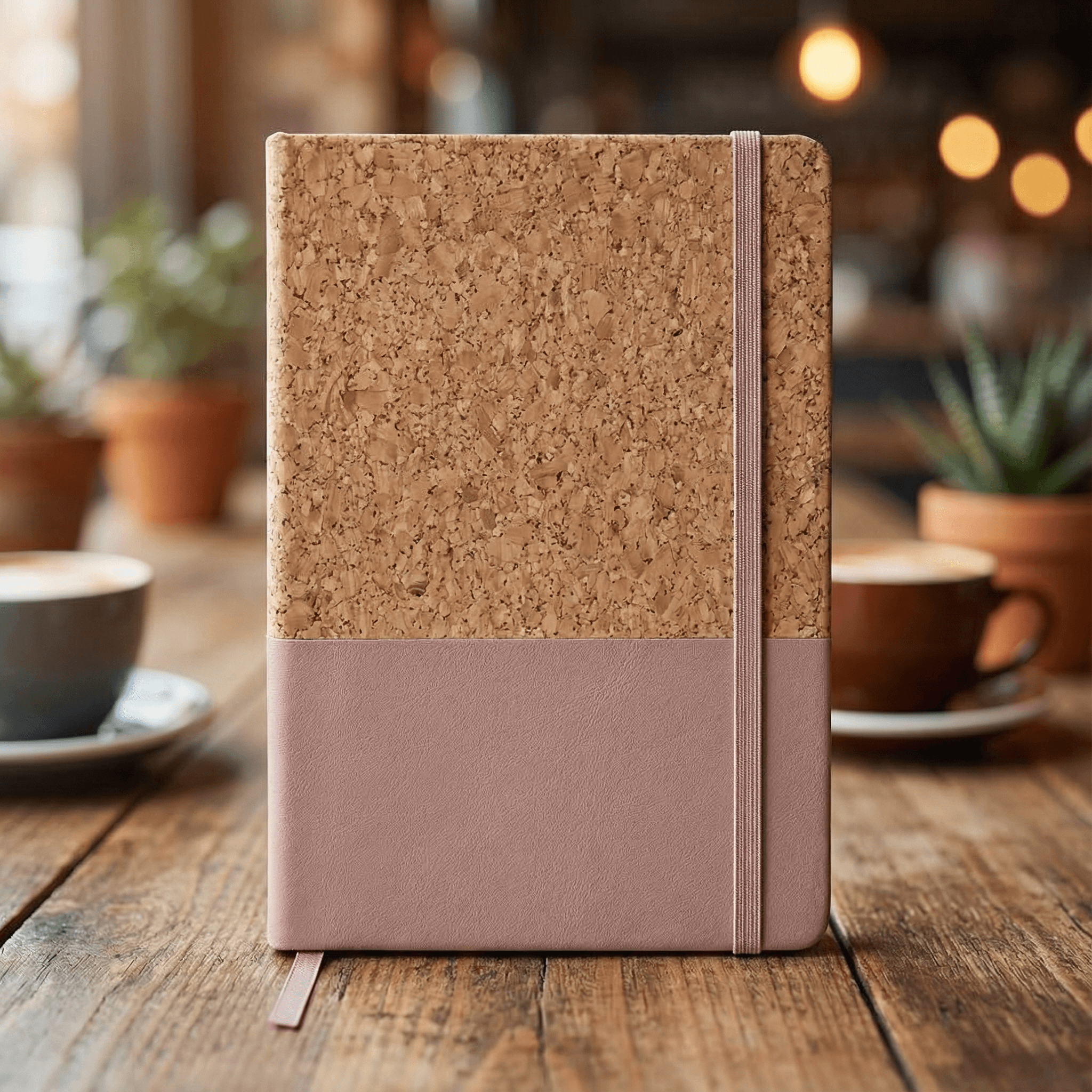 Personalised Okiyo Denki Cork A5 Hard Cover Notebook