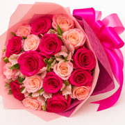 Pretty in Pink | Pink Rose Flower Bouquet