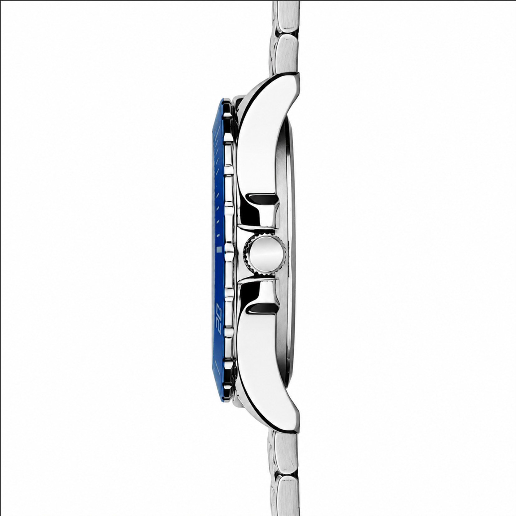 Sekonda Wave Men's Sports Watch – Black Dial & Two-Tone Bracelet