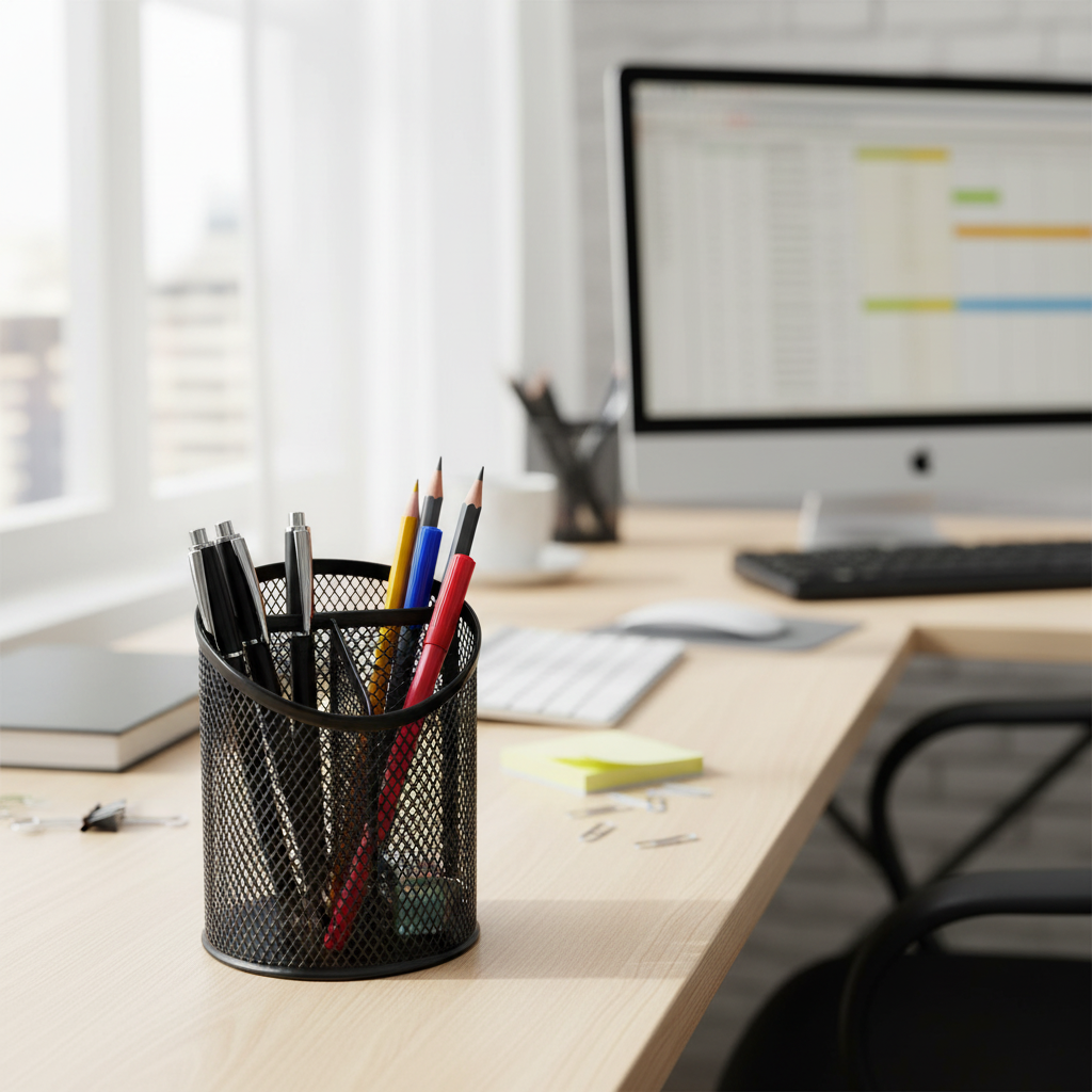 Pot A’ Crayons Mesh Pen Holder