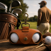 Harvey Makin Golfers Spare Balls Caddy – Tan