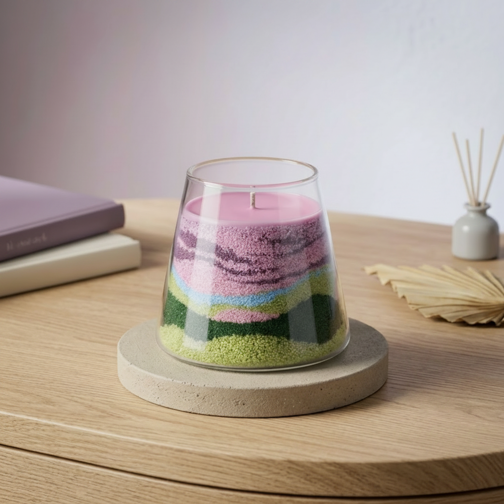 Purpink DIY Craft Candle Kit – 450G Scented Candle Making Set