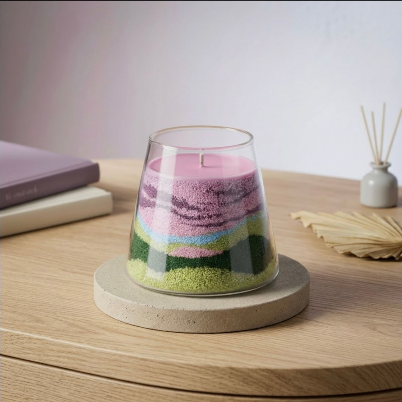 Purpink DIY Craft Candle Kit – 450G Scented Candle Making Set