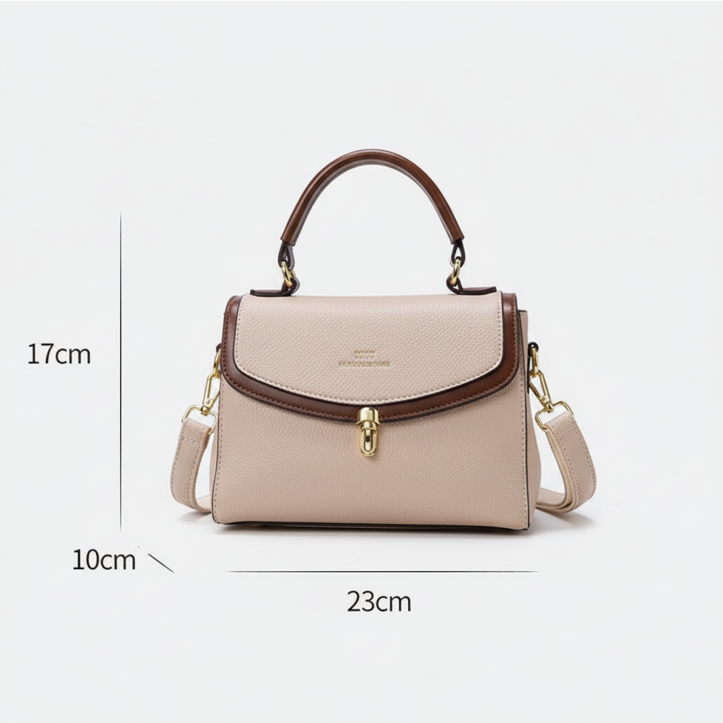 Seraphina Luxe PU Leather Shoulder Bag – 23 × 17 × 10 cm Chain Strap Handbag
