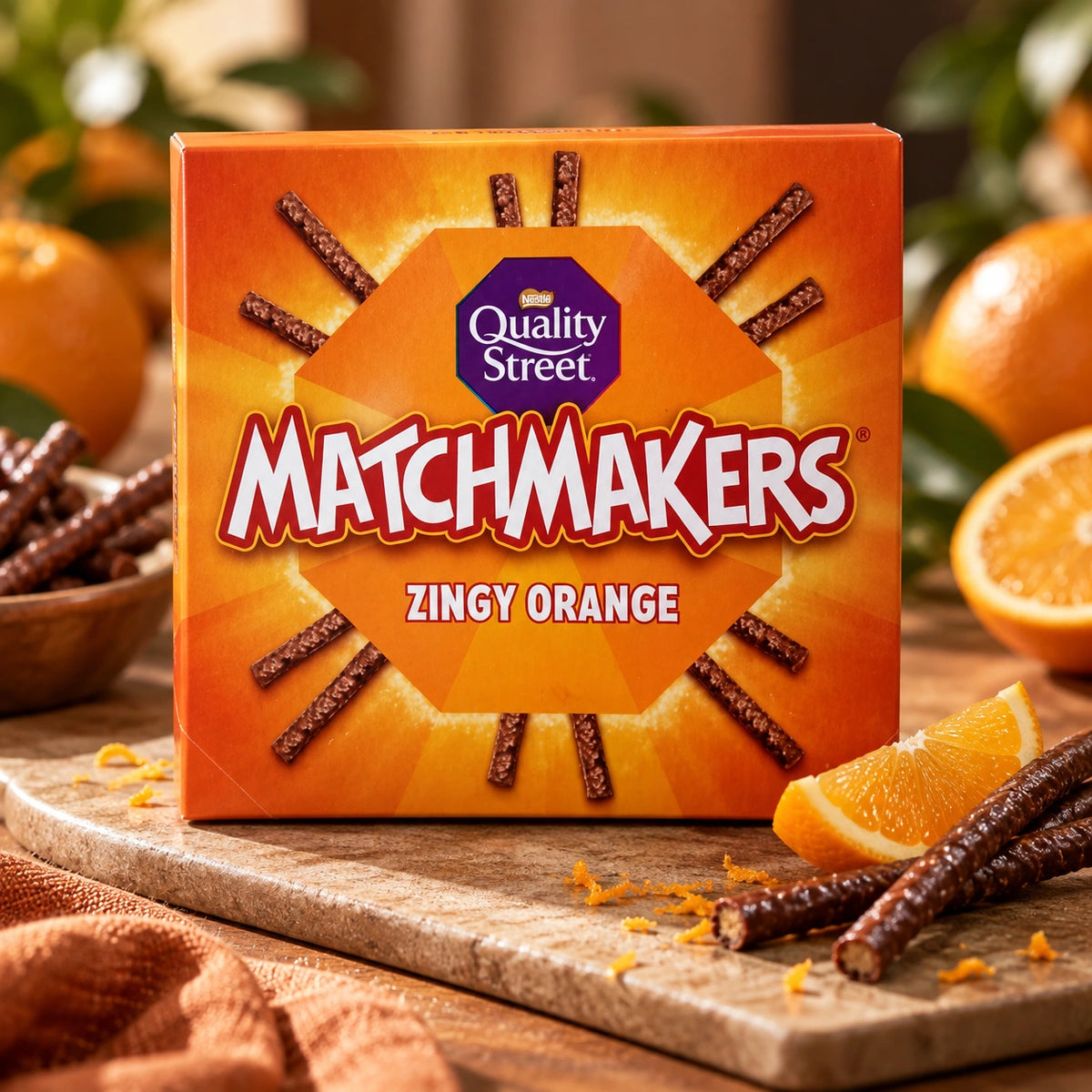 Quality Street Matchmakers Zingy Orange – 110g