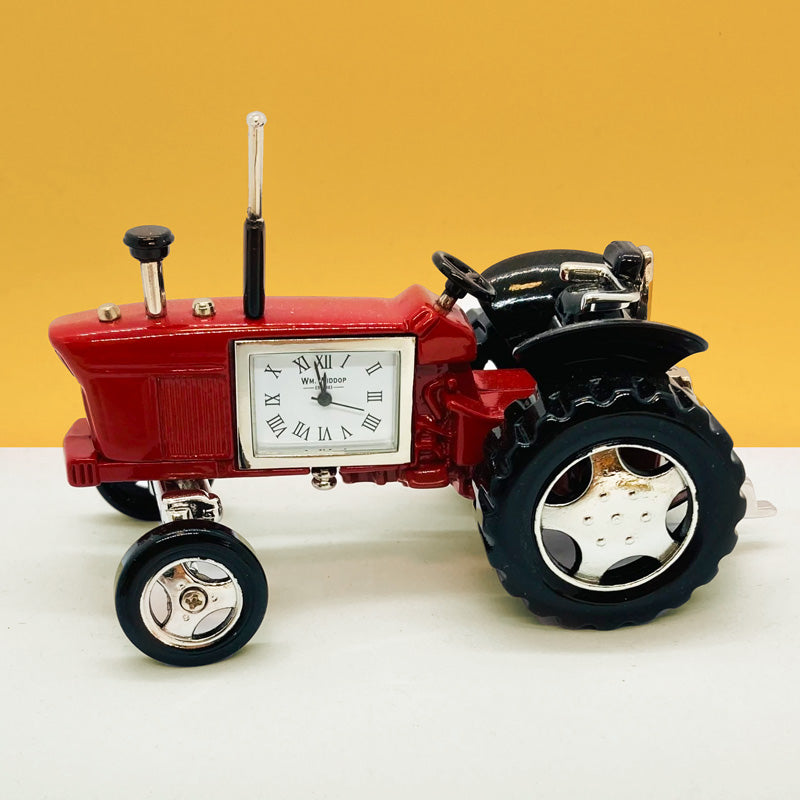 Collectable Miniature Clock - Red Tractor