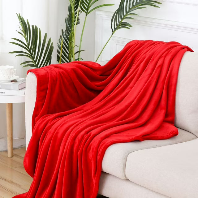 Luxury Fleece Blanket – 152 × 203 cm Ultra-Soft Warm Throw