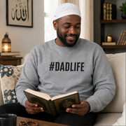 Personalised #DADLIFE Sweatshirt – Grey