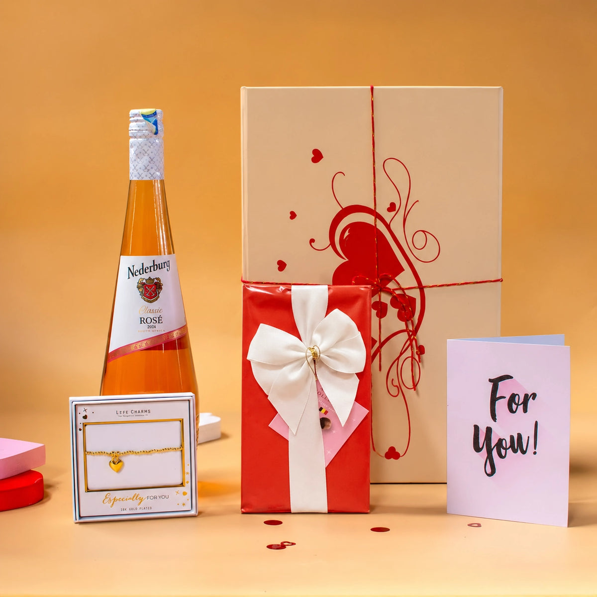 The Rosé Rendezvous – Rosé Wine & Chocolate Gift Hamper
