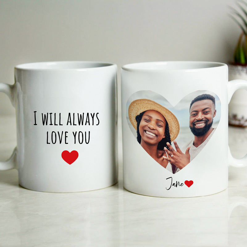 Personalised Couples Photo Upload Mug