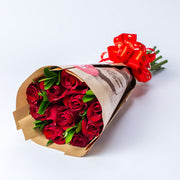 Scarlet Elegance Red Roses Flower Bouquet