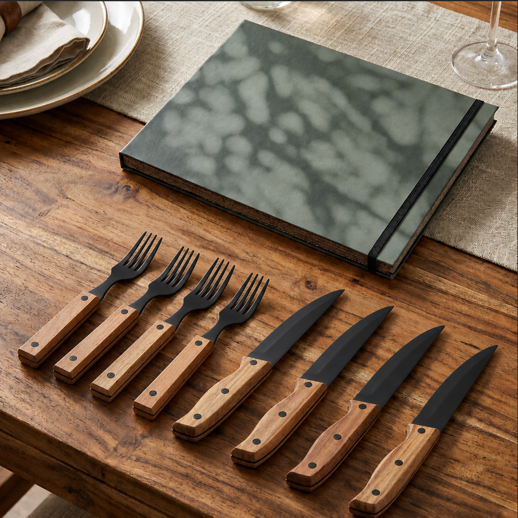 Andy Cartwright Ermelo Steak Knife & Fork Set – Premium Steak Cutlery Gift Set