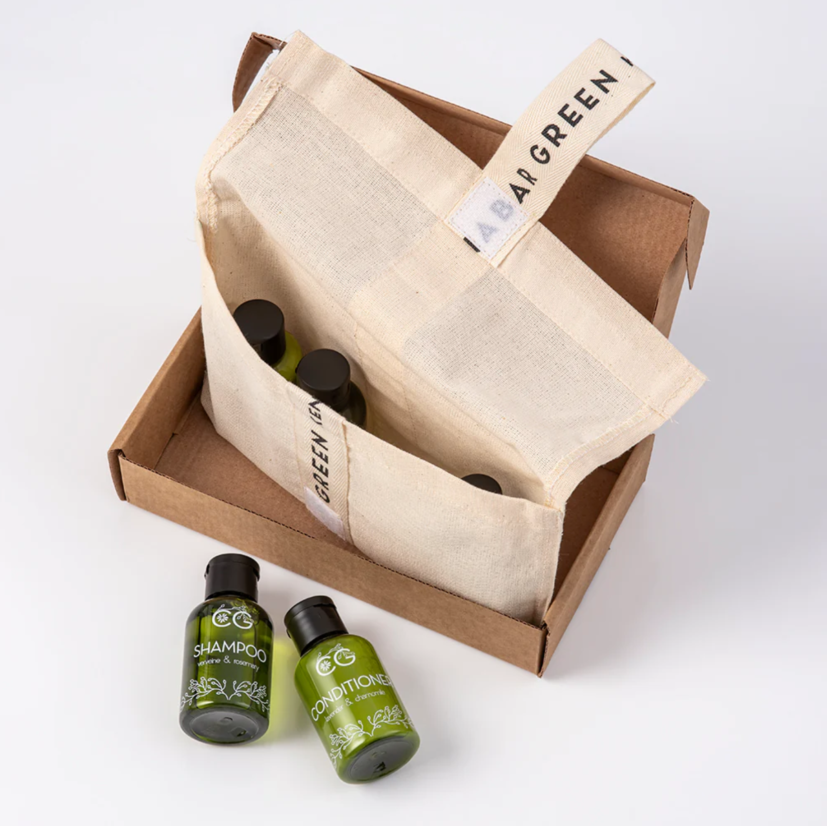 Cinnabar Green Safari Travel Set – 5-Piece Luxury Travel Essentials (50ml Each)