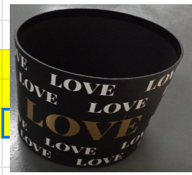 Cylindrical Love Flower Boxes