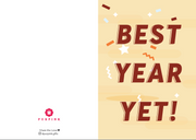 Best Year Yet! A6 Card
