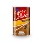 Wafer Master Chocolate Cream Rolls tin 120g