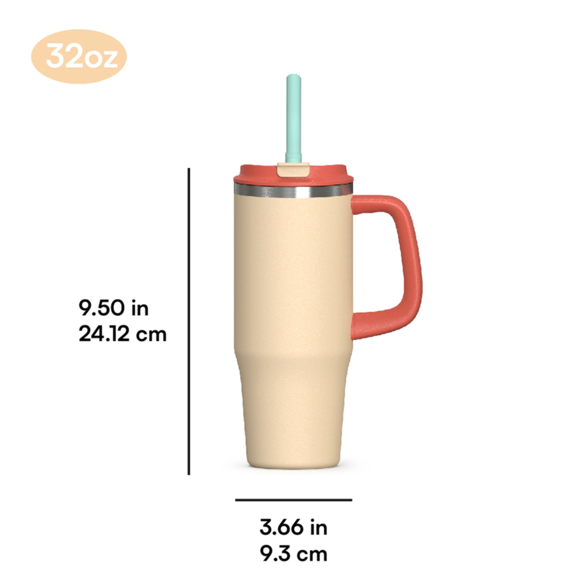 Stanley style Double Wall Insulated Tumbler 1000ml