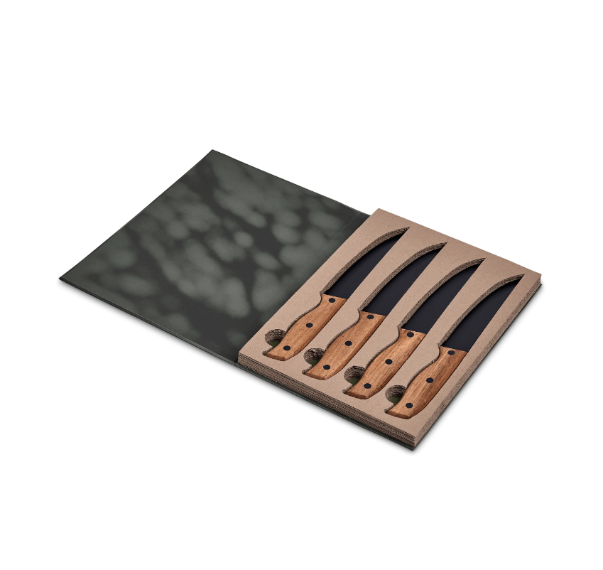 Andy Cartwright Ermelo Steak Knife Set - Black