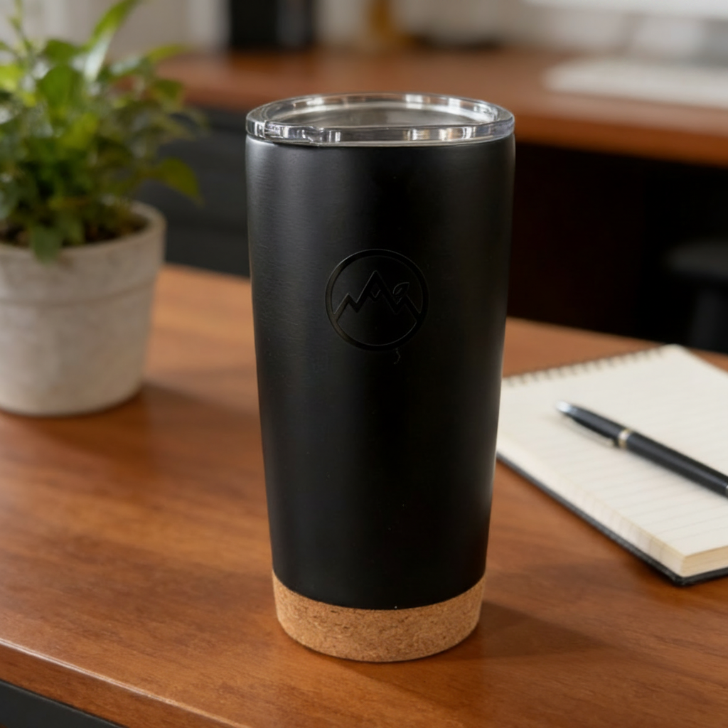 Cork-Insulated Thermal Travel Mug – 500 ml