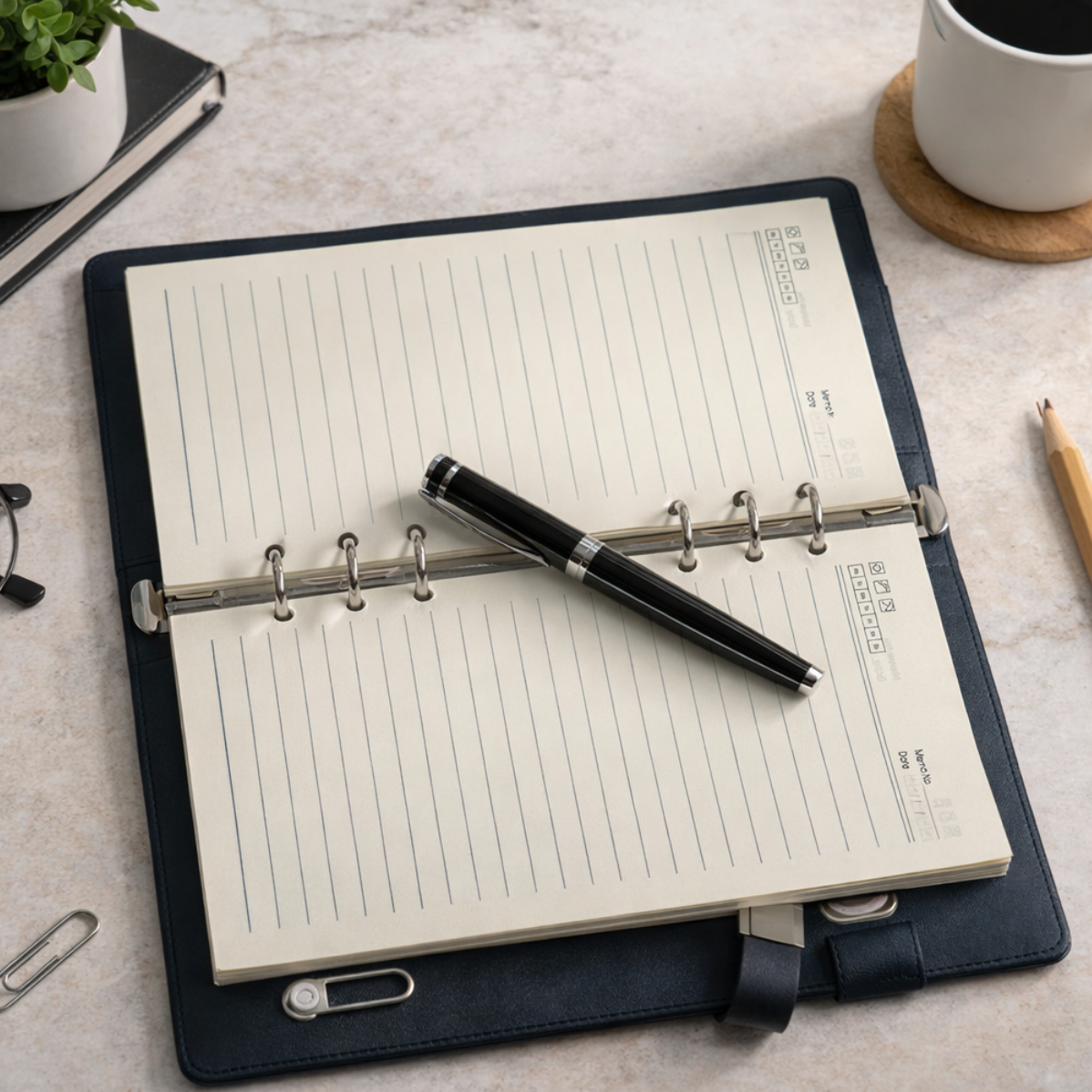 Executive Notebook and Pen Gift Set