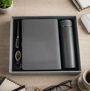 Executive Notebook Gift Set with A5 Notebook, Keyholder & 500 ml Tumbler